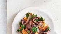 Steak With Warm Potato & Roast Capsisum Salad Recipe | Woolworths Steak With Warm Potato & Roast Capsisum Salad Recipe | Woolworths