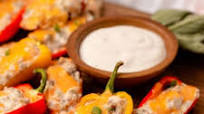 Sausage Stuffed Mini Bell Peppers With Cream Cheese Sausage Stuffed Mini Bell Peppers With Cream Cheese