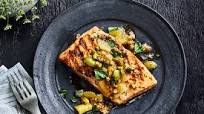 Grilled King Salmon with Meyer Lemon Relish Grilled King Salmon with Meyer Lemon Relish