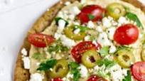 Hummus Pita Pizzas Hummus Pita Pizzas