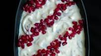 Onion raita with Pomegranate Onion raita with Pomegranate