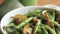Braised Green Beans with Ham & Mushrooms Braised Green Beans with Ham & Mushrooms