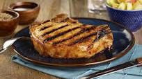 Smoked Maple Miso Pork Chop with Apples, Celery and Mustard Smoked Maple Miso Pork Chop with Apples, Celery and Mustard