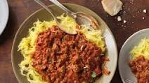 Spaghetti Squash with Meat Sauce Spaghetti Squash with Meat Sauce