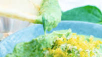 Glowing Green Aubergine Dip (Baba Ganoush) Glowing Green Aubergine Dip (Baba Ganoush)