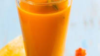 Caribbean Splash Smoothie With Guava, Kiwi, Papaya and OJ Caribbean Splash Smoothie With Guava, Kiwi, Papaya and OJ