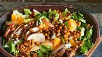 Turkey Farro Salad with Candied Chickpeas Turkey Farro Salad with Candied Chickpeas