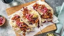 Cheesy Mexican Pork Tacos with Quick Pickled Onion & Garlic Aioli Cheesy Mexican Pork Tacos with Quick Pickled Onion & Garlic Aioli