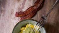 Guacamole Topped Scrambled Eggs Breakfast Recipe Guacamole Topped Scrambled Eggs Breakfast Recipe