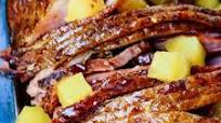 Slow Cooker Brown Sugar Pineapple Ham Slow Cooker Brown Sugar Pineapple Ham