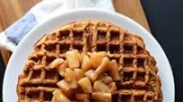 Vegan Apple Cinnamon Waffles Vegan Apple Cinnamon Waffles