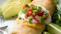 Baked Chicken and Rice Chimichangas Baked Chicken and Rice Chimichangas
