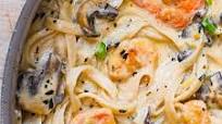 Creamy Shrimp Pasta with Mushrooms Creamy Shrimp Pasta with Mushrooms