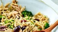 Whole-Wheat Orzo & Tuna Salad with Broccoli Whole-Wheat Orzo & Tuna Salad with Broccoli