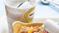 Peach-Rhubarb Crisp Peach-Rhubarb Crisp