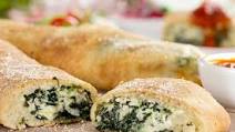 Spinach and Cheese Stromboli Spinach and Cheese Stromboli