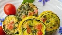 Zucchini Wrapped Tomato-Basil Egg Muffins Zucchini Wrapped Tomato-Basil Egg Muffins