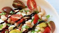 White Bean Caprese Salad White Bean Caprese Salad