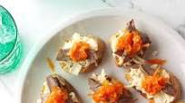 Steak Crostini with Carrot-Horseradish Marmalade Steak Crostini with Carrot-Horseradish Marmalade