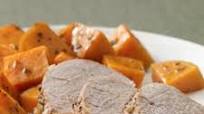Pork Tenderloin with Roasted Sweet Potatoes Pork Tenderloin with Roasted Sweet Potatoes