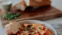 Creamy Rigatoni with Sausage and Sweet Peas Creamy Rigatoni with Sausage and Sweet Peas