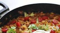 Tex-Mex Ground Turkey and Rice Skillet Tex-Mex Ground Turkey and Rice Skillet