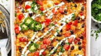 Vegetarian Enchilada Casserole Vegetarian Enchilada Casserole