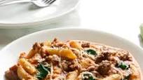 Beef and Spinach Pasta Beef and Spinach Pasta