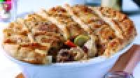 Cranberry Turkey and Stuffing Pie Recipe Cranberry Turkey and Stuffing Pie Recipe