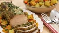 Roasted Pork Loin With Potatoes and Butternut Squash Roasted Pork Loin With Potatoes and Butternut Squash