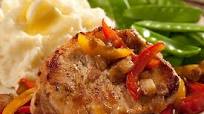 Pork Chops with Glazed Peppers Pork Chops with Glazed Peppers