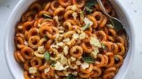Homemade Spaghettios with Crunchy Manchego Homemade Spaghettios with Crunchy Manchego