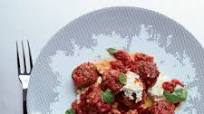 Herbed Lamb Meatballs with Rich Tomato Sauce and Ricotta Herbed Lamb Meatballs with Rich Tomato Sauce and Ricotta