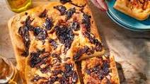 Caramelised onion focaccia Caramelised onion focaccia