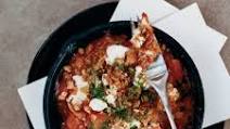 Giant Lima Beans with Stewed Tomatoes and Oregano Pesto Giant Lima Beans with Stewed Tomatoes and Oregano Pesto