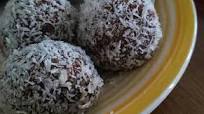 Cocadas de cacao y garbanzo Cocadas de cacao y garbanzo