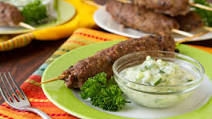 Beef Kebabs with Dairy-free Tzatziki Beef Kebabs with Dairy-free Tzatziki