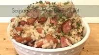 One Pot Sausage, Rice and Bean Skillet One Pot Sausage, Rice and Bean Skillet