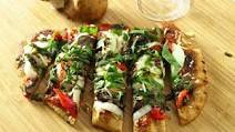 Grilled Vegetable Flatbread Pizza Grilled Vegetable Flatbread Pizza