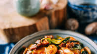 Stir-fried Rice Cakes (Nian Gao) Stir-fried Rice Cakes (Nian Gao)