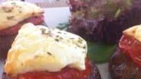 Greek Bifteki (Burger) with Feta cheese Greek Bifteki (Burger) with Feta cheese