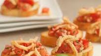 Crunchy Onion Bruschetta Crunchy Onion Bruschetta