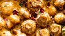 Creamy Garlic Mushrooms with Bacon Creamy Garlic Mushrooms with Bacon