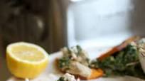 Caesar Chicken Salad on Sweet Potato Toast Caesar Chicken Salad on Sweet Potato Toast