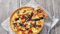 Pumpkin, spinach and feta quiche Pumpkin, spinach and feta quiche