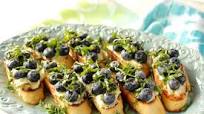 Blueberry Basil Bruschetta Blueberry Basil Bruschetta