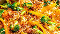 Asian Pork Noodle Stir Fry Asian Pork Noodle Stir Fry