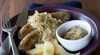 Baked Sausage and Sauerkraut with Apples Baked Sausage and Sauerkraut with Apples