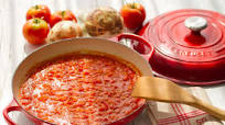 Fritada de tomate y cebolla Fritada de tomate y cebolla