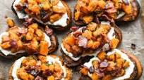 Butternut Squash and Bacon Crostini Butternut Squash and Bacon Crostini